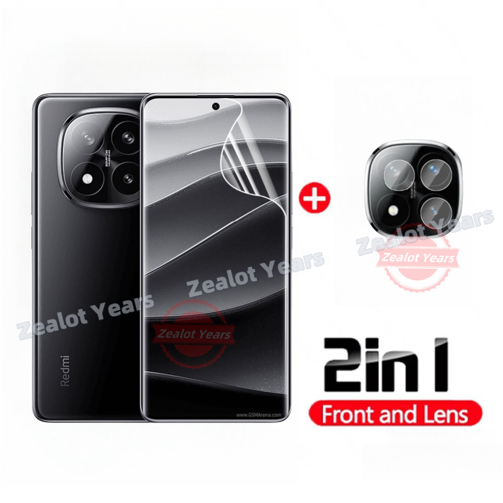 Phim Hydrogel 2in1 Cho Redmi Note 14 Pro Plus 5G 14Pro + 14ProPlus Note14Pro Bảo Vệ Màn Hình TPU Mềm Phim Bảo Vệ Ống Kính