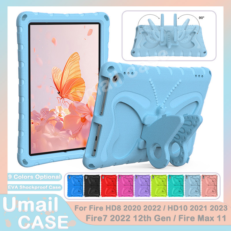 Ốp lưng EVA an toàn cho trẻ em cho Amazon Fire HD8 HD8 Plus 2020 2022 HD10 HD10 Plus 2021 2023 Fire 