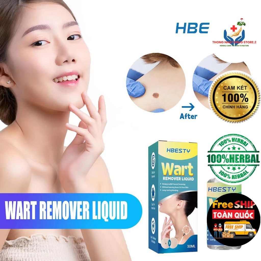 Serum Chấm Nốt Ruồi, Mụn Thịt, Mụn Cóc, Mụn Cổ, Mụn Quanh Mắt, thành phần thảo dược thiên nhiên_HBES