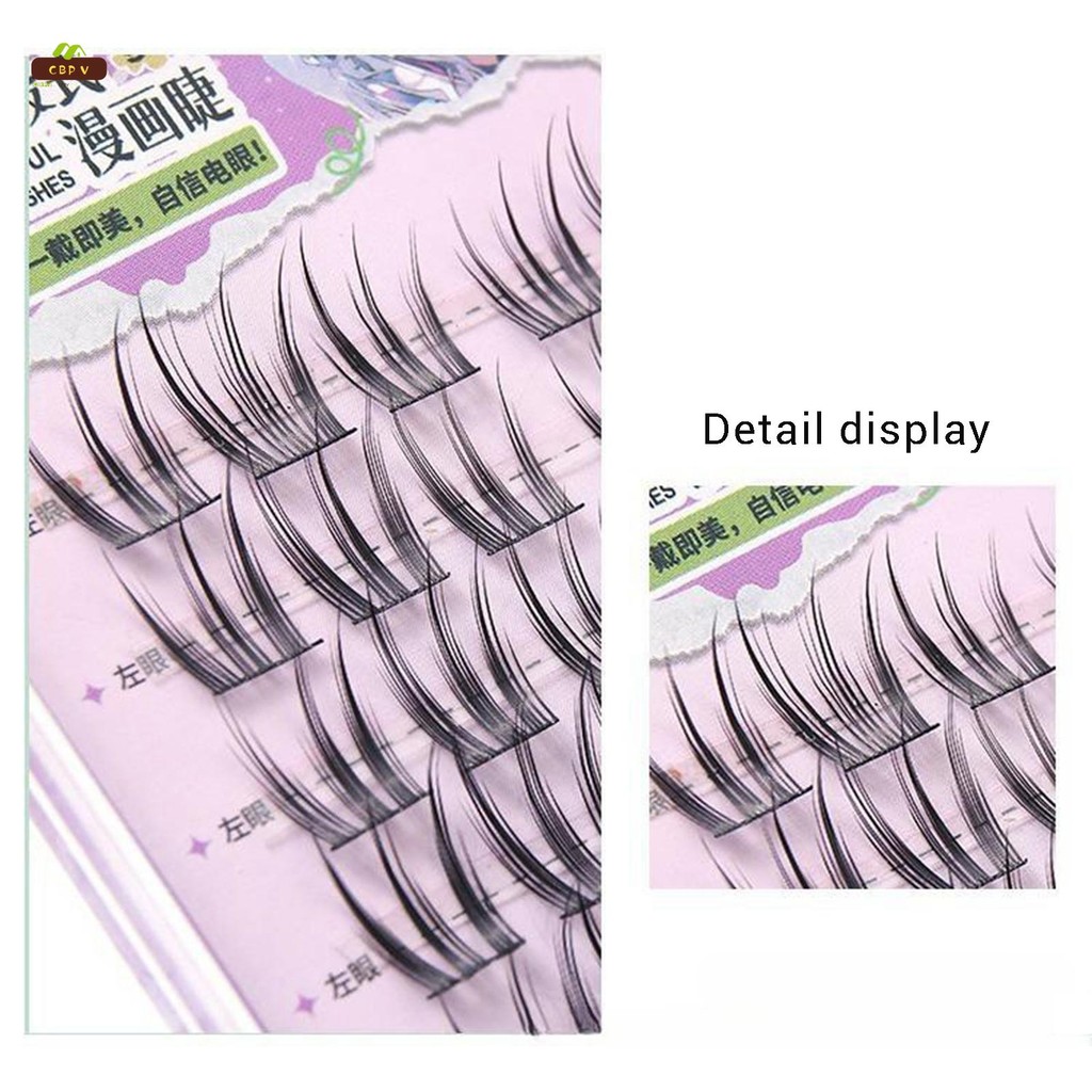 Curling Up Volume Lông mi giả Fluffy Volume Soft Long Segmented Lông mi giả