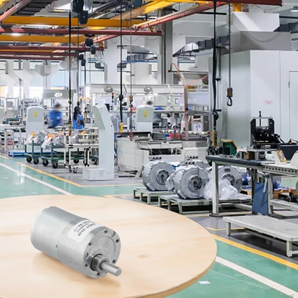 Động cơ bánh răng DC JGB37 3530 có thể đảo ngược với tốc độ có thể điều chỉnh và đầu ra mô-men xoắn 