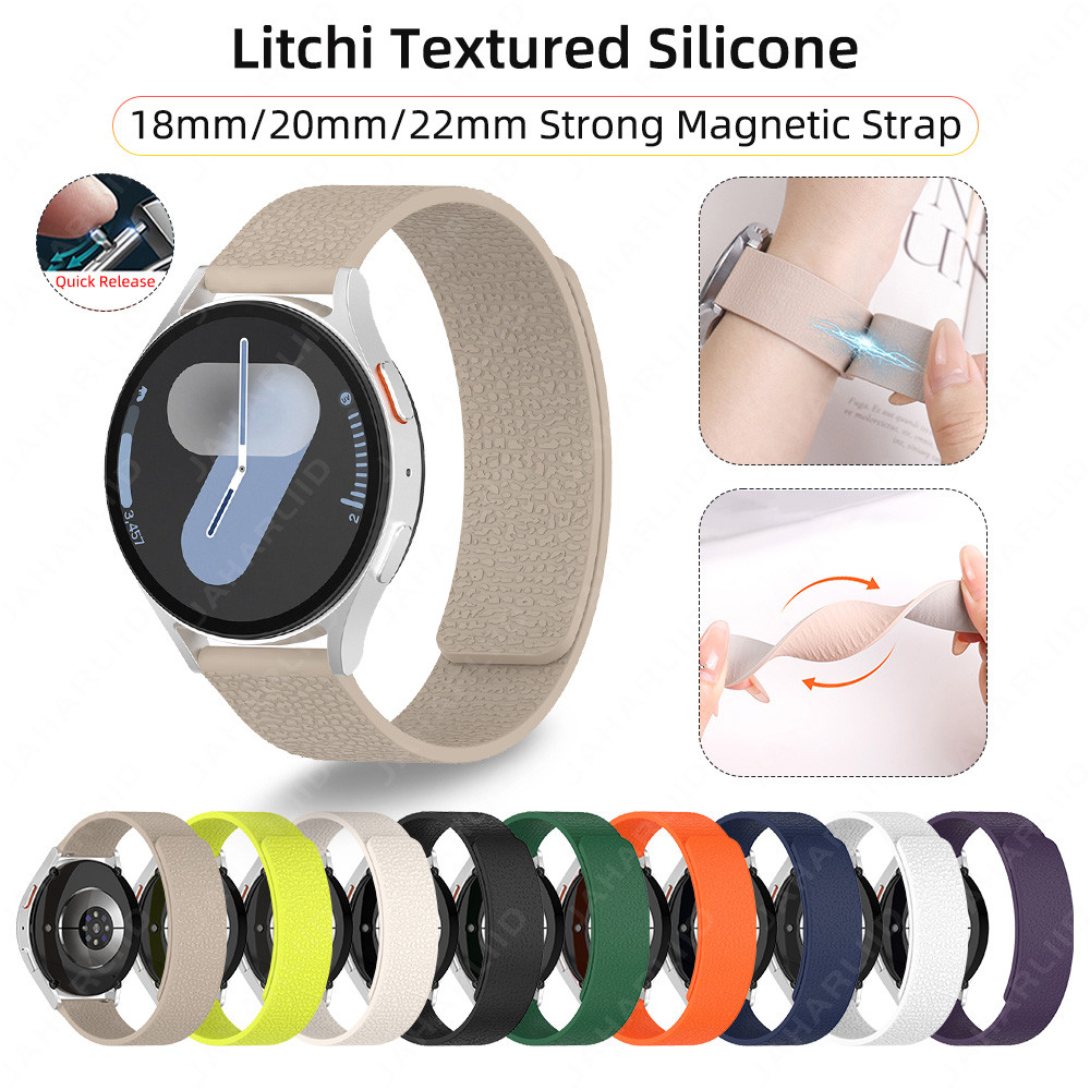 18mm 20mm 22mm Dây đeo silicon mềm Dây đeo từ tính Dây phát hành nhanh cho Garmin Venu 3 3S 2 Plus 2