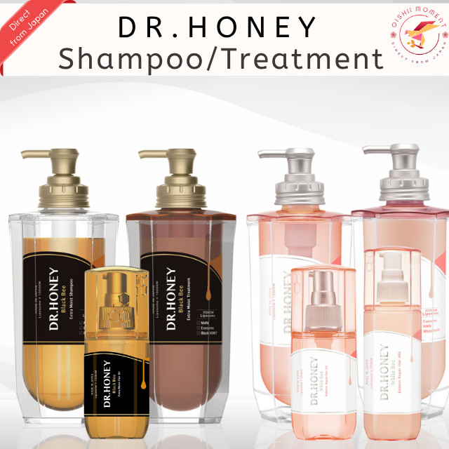 DR.HONEY Japanese Liposome Shampoo Treatment | 100B Molecules NMN Exosome Hair Repair
