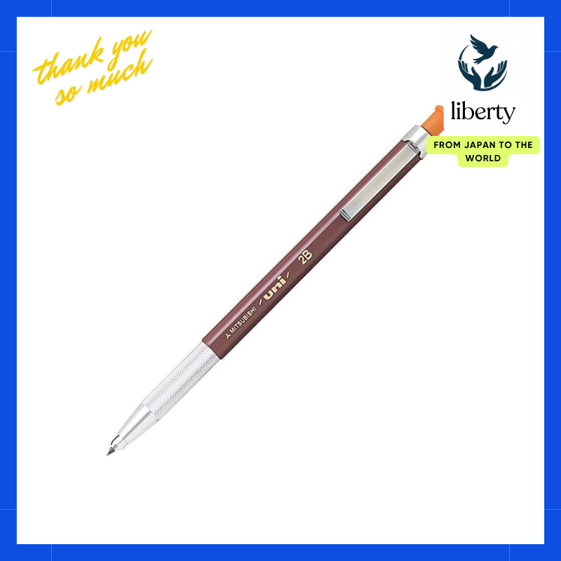 Mitsubishi Pencil Uni-Holder 2 Mechanical Pencil for Architecture 2B Orange MH5002B