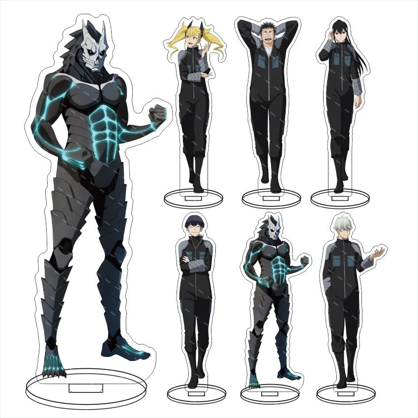 Quái vật số. 8 Trang trí máy tính để bàn Acrylic Hibino Kaiju No. 9 Kaiju No. 8 Đồ trang trí Acrylic