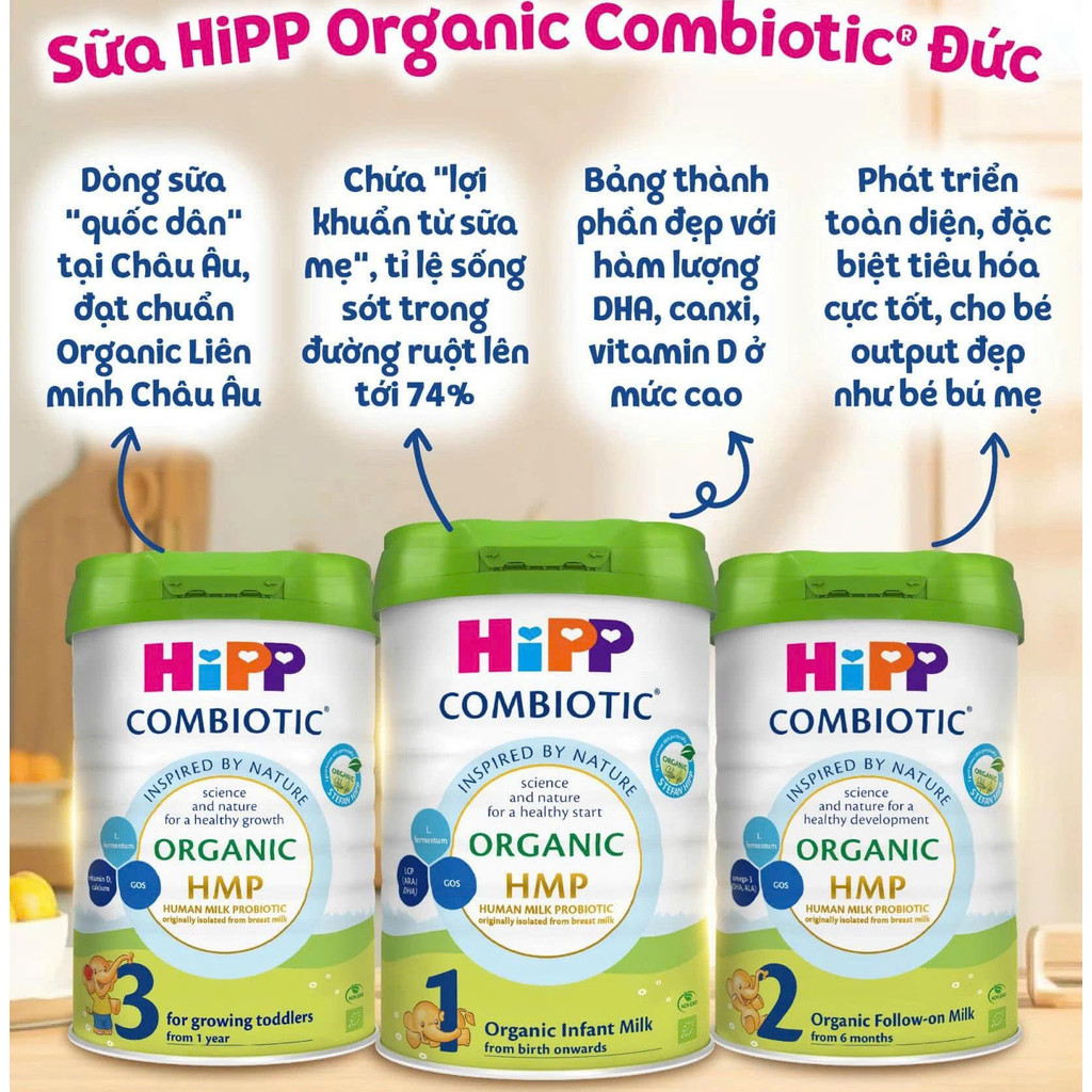 Sữa bột HiPP Organic Combiotic