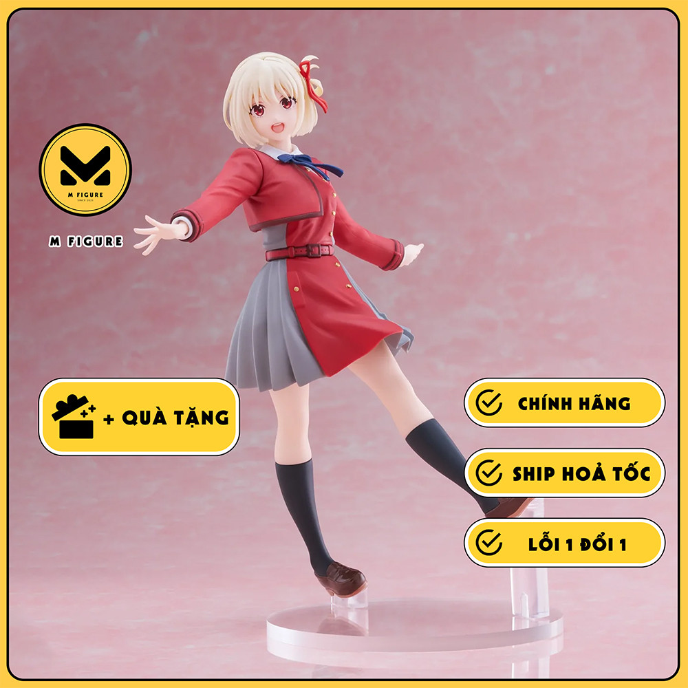MÔ HÌNH Lycoris Recoil - Nishikigi Chisato - Coreful Figure - Seifuku ver. (Taito) FIGURE CHÍNH HÃNG