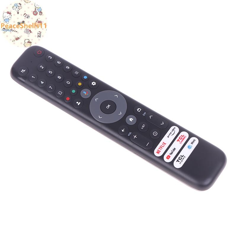 PeaceShells 1 Cái RC833 GUB1 Điều Khiển Từ Xa Bằng Giọng Nói Mới Cho Tivi Thông Minh TCL QLED 50 55 