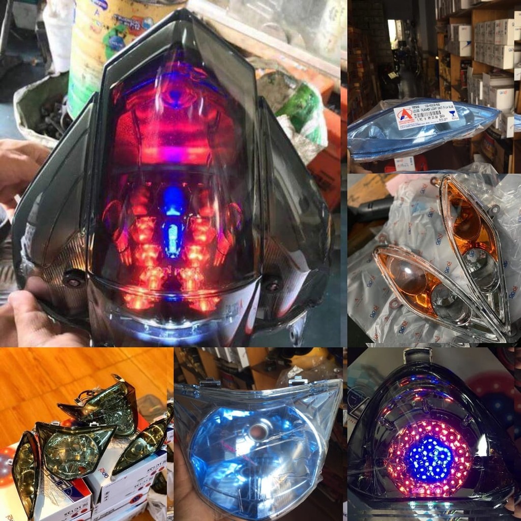 CHỤP XI NHAN / CHOÁ PHA ĐÈN / ĐUÔI ĐÈN LÁI SAU EXCITER 135 ( 5S ) 2011 ex11 APPI MALAYSIA