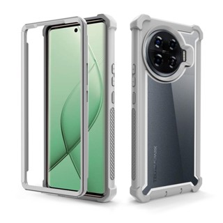 Ốp điện thoại cấu trúc chống rơi hai lớp cho Tecno Camon 30 40 30S Pro 5G POVA 5 6 NEO Pop 7 8 9 Pro Vỏ bảo vệ toàn diện túi khí vỏ trong suốt