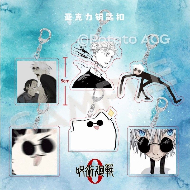 Móc Chìa Khóa, standee Bằng acrylic In Họa Tiết Hoạt Hình jujutsu kaisen geto suguru gojo satoru goj