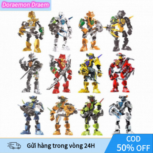[COD] Đồ chơi lắp ráp robot Hero Factory  – phiên bản 3.0 mới, mẫu mô hình chiến binh Bionicle cực n