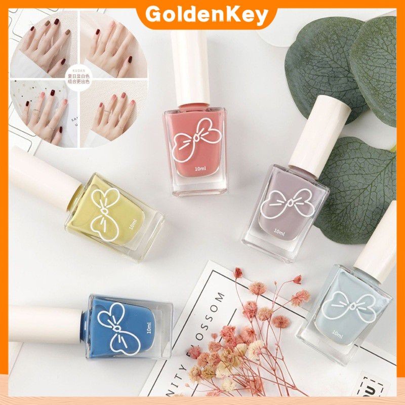 【Còn hàng】Sơn móng tay dầu lâu trôi không bong tróc Bk fashion classic mới màu đỏ rượu cherry nude n