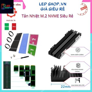  Bộ Tản Nhiệt Cho M.2 NGFF PCI-E NVME M2 SSD Tản Nhiệt Siêu Rẻ Tặng Kèm Ốc Vít 