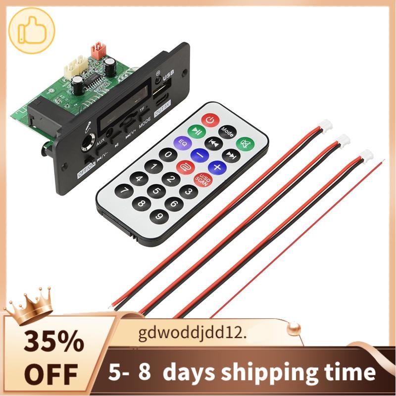 Cao Cấp 2x25W Bộ Khuếch Đại Âm Thanh 12V MP3 Giải Mã Bảng Gọi Ghi Âm 5.0 Xe Máy Nghe Nhạc MP3 Có Điề