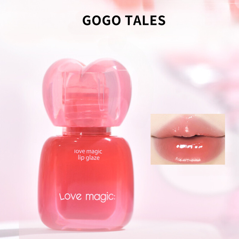 GOGO TALES Son Bóng Tráng Gương Nhẹ Nhàng Son Bóng Son Môi Dưỡng Ẩm