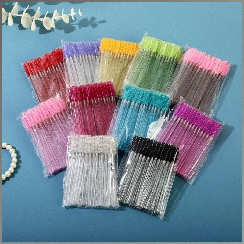 Cọ nối mi cọ xoắn nhỏ cọ chải lông mày lược chải lông mày cọ trang điểm