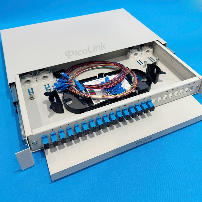 Hộp phối quang Picolink ODF 16FO khay trượt lắp rack