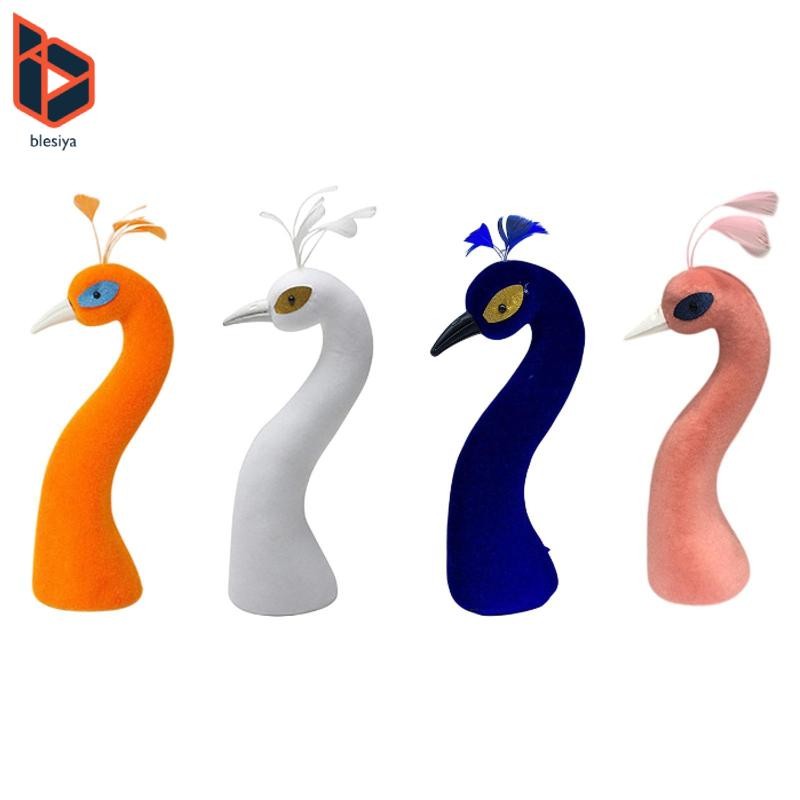 Blesiya Peacock Mannequin Head Flower Arrange Table Centerpiece cho bữa tiệc