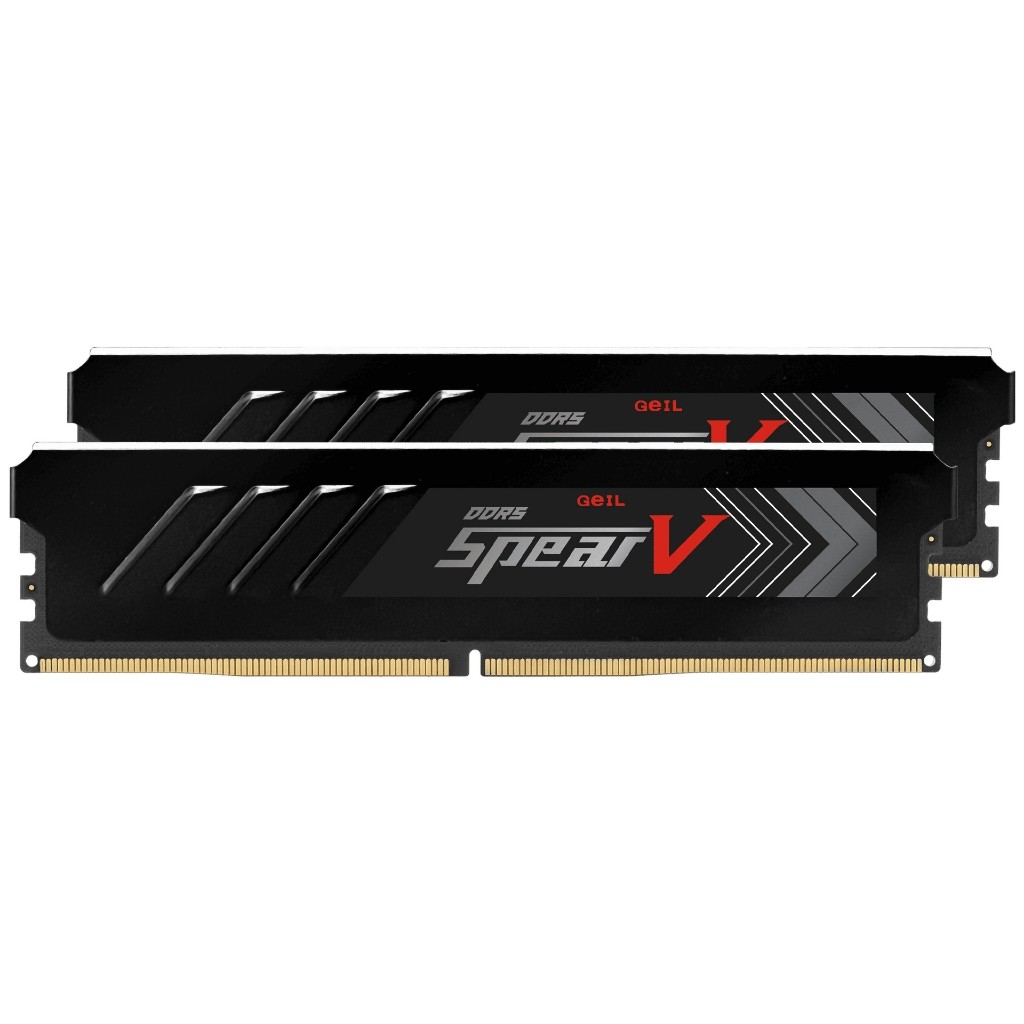 (NEW) Ram máy tính GEIL SPEAR V 16GB DDR5 6400MHz BLACK ( AMD EXPO)- Hàng Chính Hãng