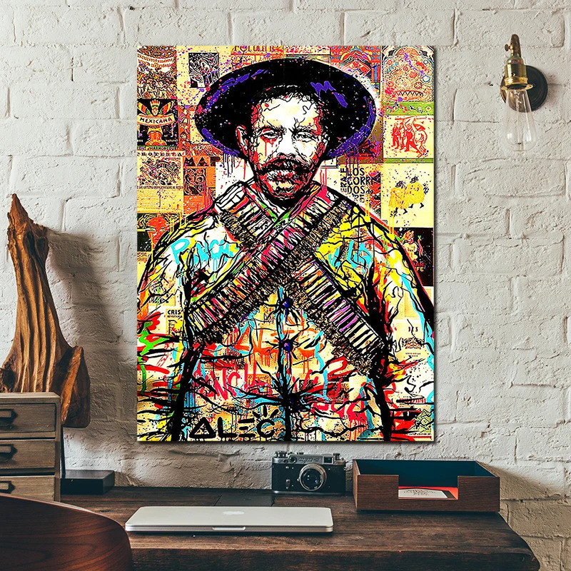 Graffiti Art Michael Jackson Hat Poster Alec Tranh Độc Quyền Trên Vải Trang Trí Hiện Đại Treo Tường 