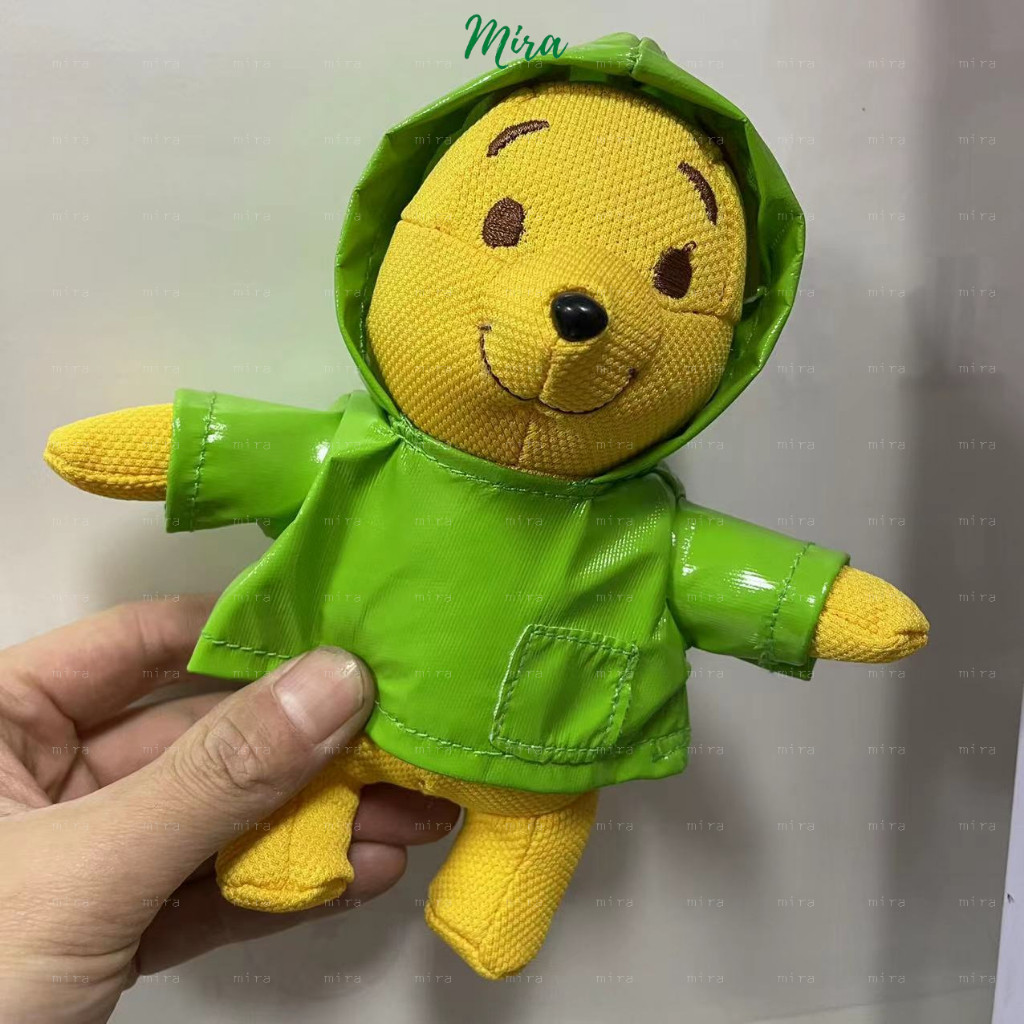 Móc Khóa Gấu Pooh Winnie-the-Pooh Cute Dễ Thương Cá Tính Đeo Cặp, Treo Balo Móc Khóa Xe Hơi 12cm MIR