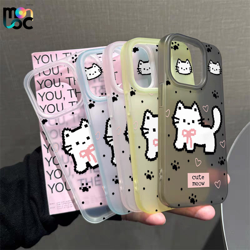 Ốp Lưng Cho IPhone 11 15 13 16 12 14 Pro MAX X XS MAX 16 15 Plus 7Plus Meo meo meo meo mèo con mèo c
