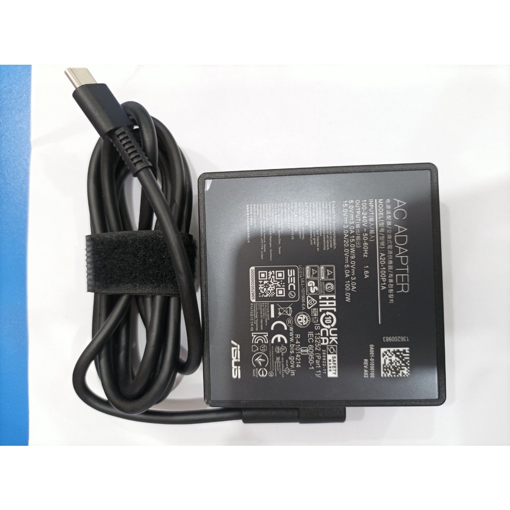 Sạc dành cho Laptop ASUS 100W USB C Adapter Type C Charger for ASUS ROG Zephyrus G14 G15 M16 S17 G14