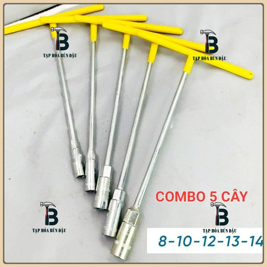 Bộ T, combo tay vặn ốc chữ T, T vặn bulong, tê các loại