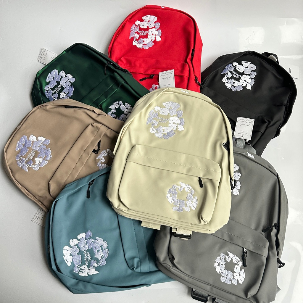 Ba lô thêu DENIM TEARS READY MADE x DENIM TEARS Túi đi học chống thấm nước