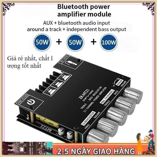 【Bán chạy】Mạch Khuếch Đại Âm Thanh Kỹ Thuật Số ZK-TB21, HT21, Ys-As21-2025 Chip chính hãng