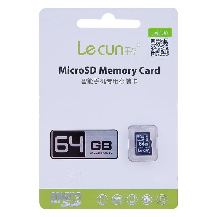 Thẻ Nhớ Lecun 64Gb, hàng chính hãng Bảo Hành 5 Năm - Thẻ nhớ Micro SD 64G dung lượng chuẩn