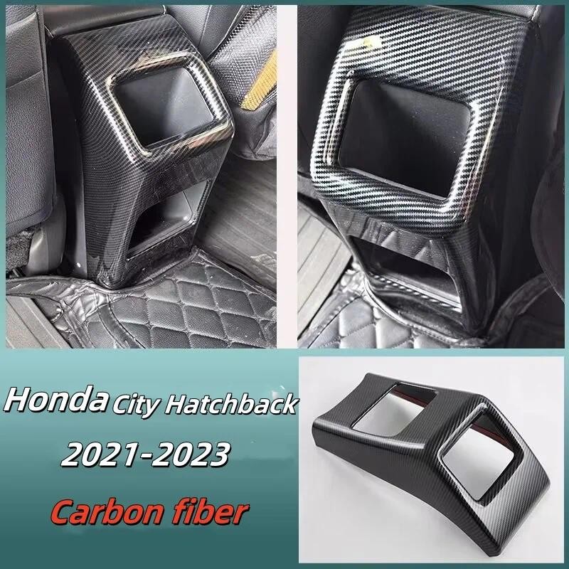 Dành Cho Xe Honda City Hatchback GN2 GN3 2020 -2023 Phụ Kiện Phía Sau Điều Hòa Thông Hơi Ổ Cắm Bao V