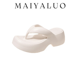MAIYALUO dép sandal nữ dép đế cao Thoải Mái Xinh Xắn  Tinh tế Siêu nhẹ Êm ái Trẻ trung FDL247076W 28Z240709
