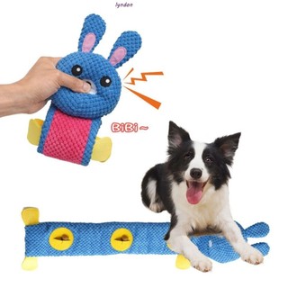 Đồ chơi cho chó Snuffle tương tác LYNDON, Đồ chơi nhồi bông hình thỏ hoạt hình, Đồ chơi nhồi bông cho thú cưng ăn chậm sang trọng chống mài mòn Chó con săn mồi Đồ chơi làm giàu giảm sự nhàm chán