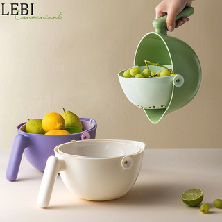 Giỏ đựng nước rửa rau củ hai lớp, giỏ đựng rau củ rửa đĩa trái cây nổi tiếng trên Internet, giỏ thoát nước rò rỉ nhà bếp