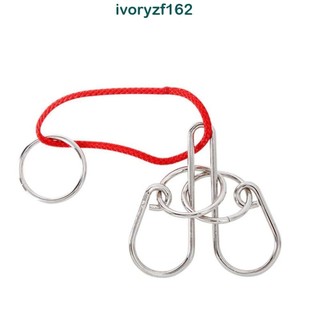 Ivoryzf 3D Kim Loại Xếp Hình Đồ Chơi Cho Trẻ Em Trẻ Em Quà Tặng Khóa Liên Động Đồ Chơi Brainteasers Trò Chơi Trẻ Em Và Người Lớn Kong Ming Khóa Đồ Chơi Phát Triển