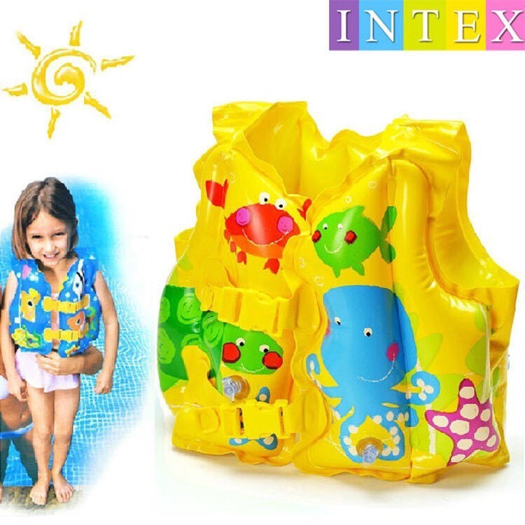 [Chính hãng] [Có sẵn] Áo phao Vàng Intex  59661