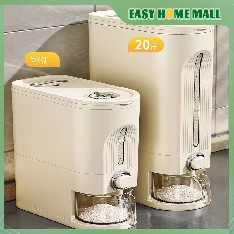 Thùng Đựng Gạo / Thực Phẩm / Bột Chống Ẩm Chống Côn Trùng Tiện Dụng Cho Gia Đình