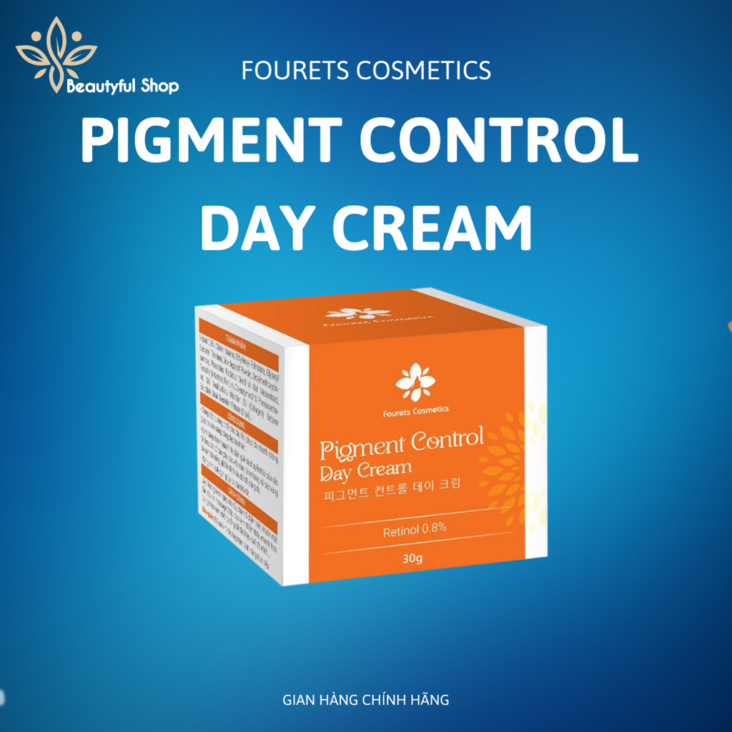 Kem dưỡng trắng căng bóng Pigment Control - Day Cream Fourets Cosmetics
