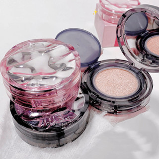 Gege BEAR Air Cushion CC Cream Có Kem Nền Gương, Trang Điểm Kem BB Dưỡng Ẩm, Kem Che Khuyết Điểm Mờ Lâu Dài Kiểm Soát Dầu