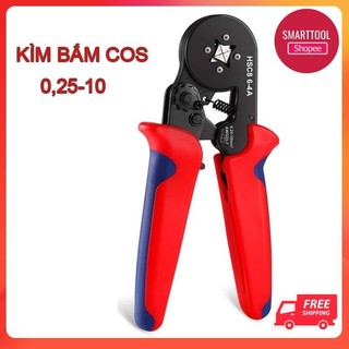 Kìm bấm cos vuông hsc8 6-4a tự điều chỉnh -kìm bấm cos đa năng 0.25 - 10mm²