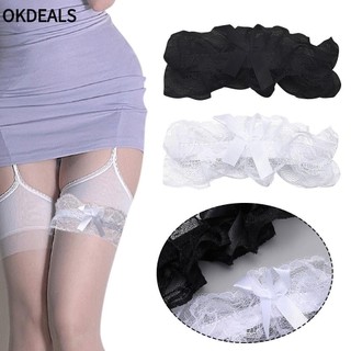 Dây ren cosplay có gắn nơ thiết kế đeo chân quyến rũ cho nữ