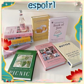 Sách mô hình ESPO, Mô phỏng Sách giả có thể gập lại, Thời trang Phong cách hiện đại Trang trí nhà cửa Kệ sách trưng bày Sách chống đỡ chụp ảnh