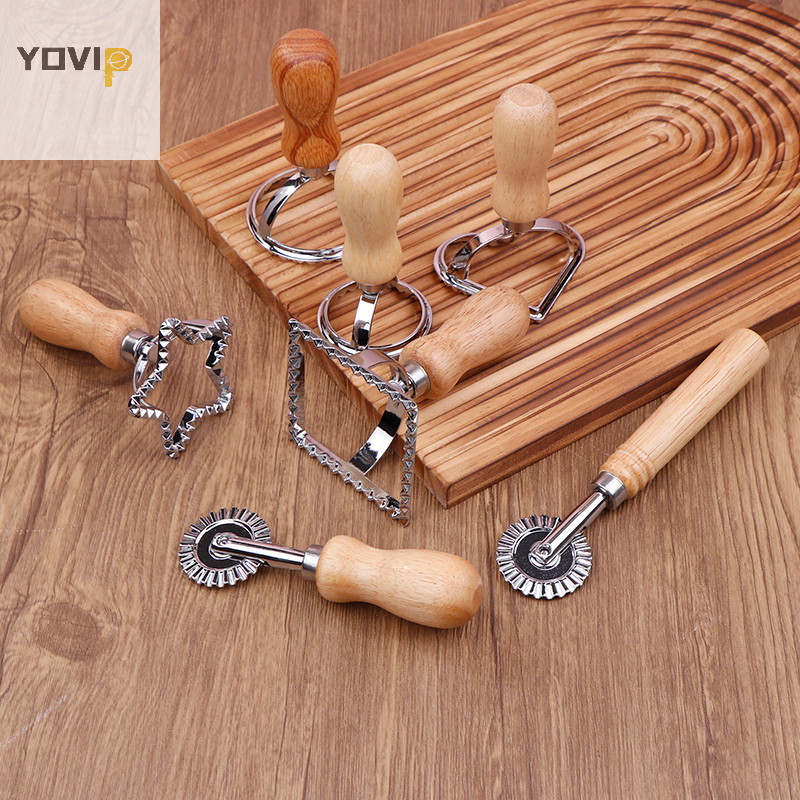 Yovip Ravioli Cắt Bánh Ngọt Khuôn Báo Chí Bánh Bao Ren Dập Nổi Thiết Bị Ravioli Máy Làm Khuôn Raviol