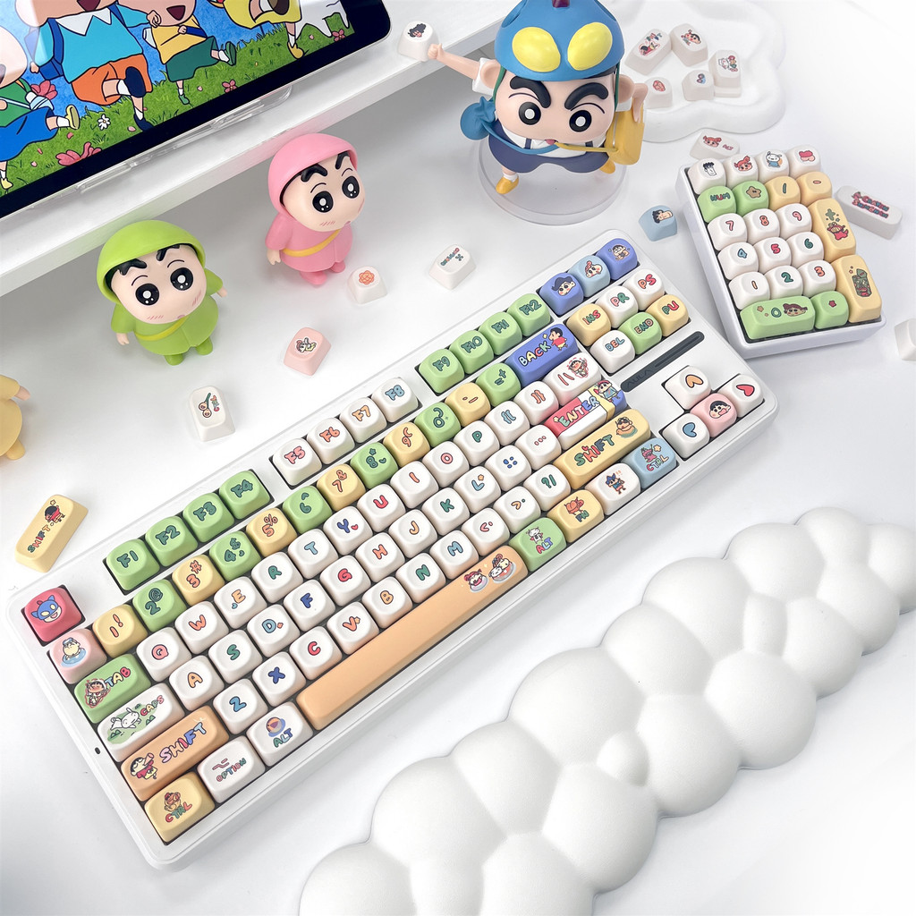 Crayon Shin-chan Keycap MOA Profile PBT Thuốc nhuộm nhiệt thăng hoa Mũ bàn phím cơ dễ thương Kawayi Keycap | BigBuy360 - bigbuy360.vn