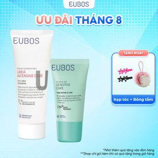Combo kem dưỡng da tay eubos 25ml và kem nứt gót dưỡng da chân urea 10% 100ml dưỡng ẩm chuyên sâu