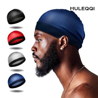 HULEQQI Mũ Durag Nam Màu Trơn
