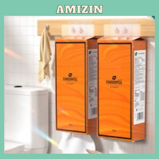 Giấy rút treo tường 1280 tờ Cheeful tiện lợi, nội địa trung cao cấp 4 lớp - M123