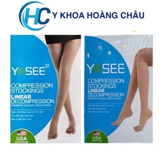 [Hỏa tốc]Vớ Y Khoa Yasee(Vớ gối, vớ đùi), Tất Suy Giãn Tĩnh Mạch(Màu Da, Hở Ngón) (1 đôi)